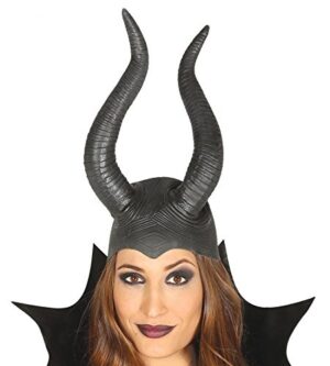 Copricapo in lattice con corna malefica