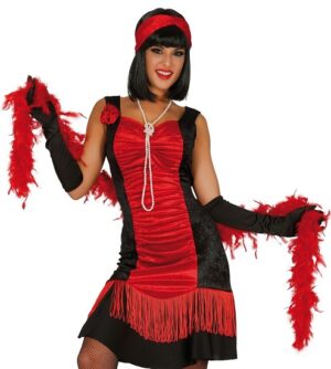 Boa di vere piume rosso cm 180