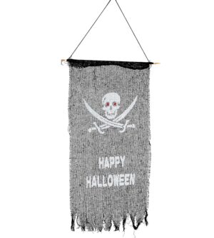 Bandiera drappo pirata 75 x 40 cms.