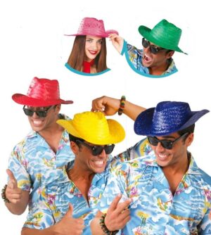 Cappello hawaiano colorato