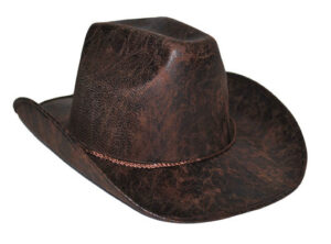 Cappello cowboy simil pelle