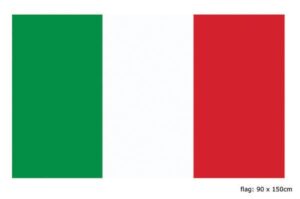 Bandiera italia 150x90 in tessuto