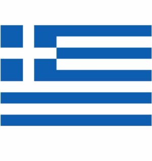 Bandiera grecia in tessuto