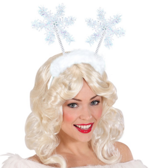 Cerchietto fiocchi di neve frozen crista