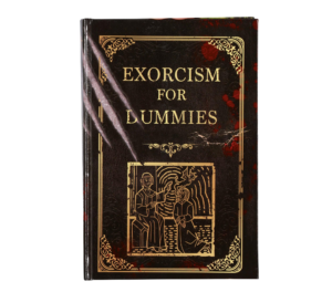 Libro "exorcism for dummies" 22x15 cm