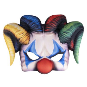 Maschera da giullare malvagio