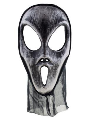 Maschera fantasma con cappuccio