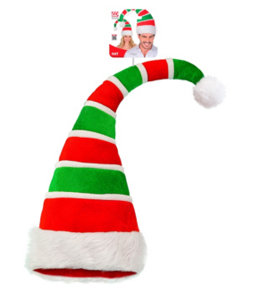 Cappello da elfo per adulti in peluche, foderato