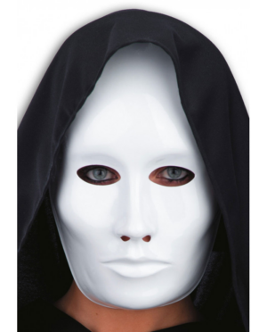 Maschera viso grande bianca