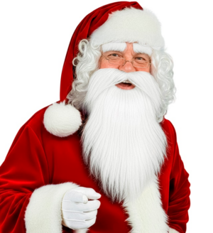 Barba e Baffi con Sopracciglia da Babbo Natale