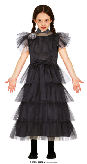 Costume da mercoledì la bambina al ballo