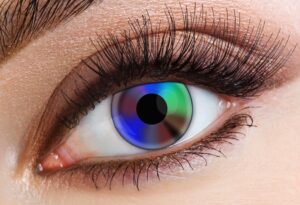 Lenti a contatto tie dye cosmetiche giornaliere