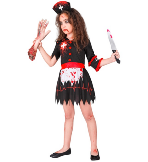 Costume da infermiera zombie bambina