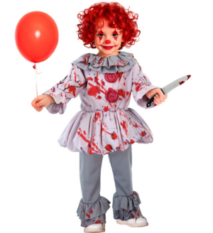 Costume da Clown vintage horror Baby