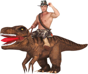 Costume da dinosauro gonfiabile