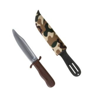 Pugnale con fodero mimetico
