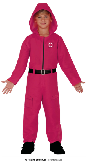 Costume da gamer cappuccio rosso