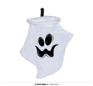 Cestino secchiello fantasma halloween per dolcetti