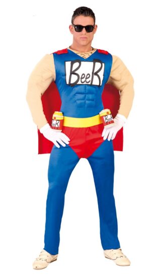 Costume supereroe birra beer