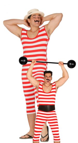 Costume da bagnante o forzuto