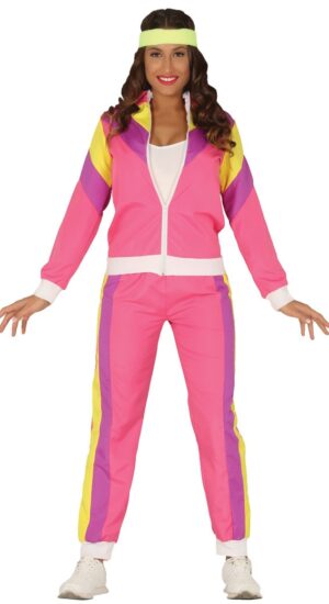 Costume tuta rosa da jogging