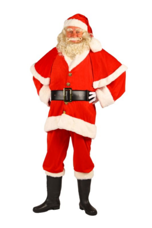 825879244 Costume da Babbo Natale con mantello in velluto