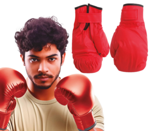 Guantoni da boxe rossi per adulti