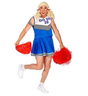 Costume da cheerleader per uomo