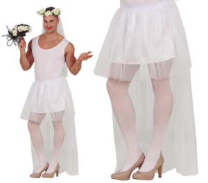 Tutù da Sposa Bianco (80 cm)