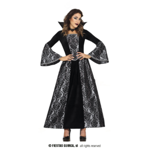 Costume da donna vampira argento