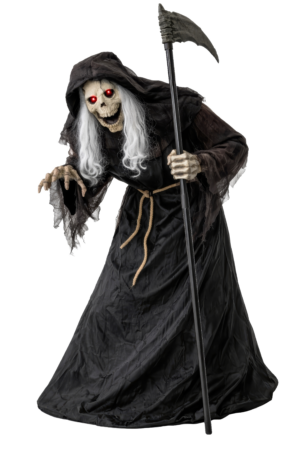 Figura animata Morte del Tristo Mietitore per Halloween, 180 cm