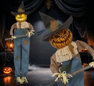 Decorazione Spaventapasseri Animato Halloween 190 cm