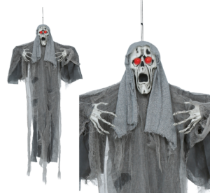 Fantasma grigio, luce, suono e mov.110 cm