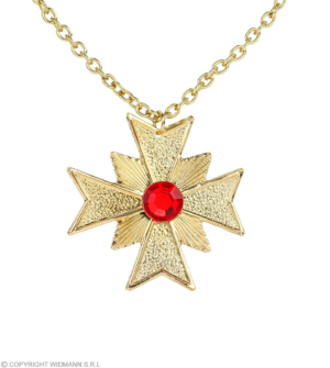 463373723 Collana con medaglione e gemma