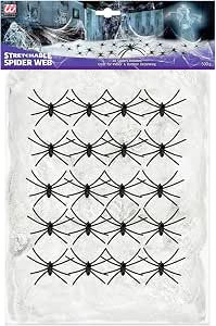 624271524 Ragnatela bianca da 500 g con 20 ragni