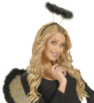 Aureola marabou nera